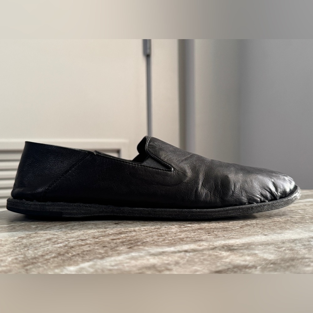 Officine Creative Leather Loafers Shoes 39.5 / 9.5 Black Nero Noir $600 Flats